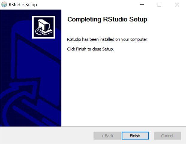 That's it! You have successfully installed RStudio, and you're ready to start coding!