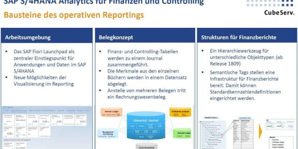 SAP S/4HANA Analytics für Finanzen und Controlling